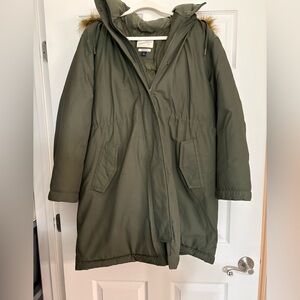 Universal Thread Olive Green parka coat